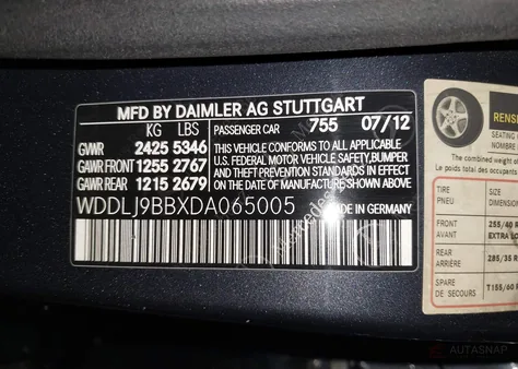 WDDLJ9BBXDA065005